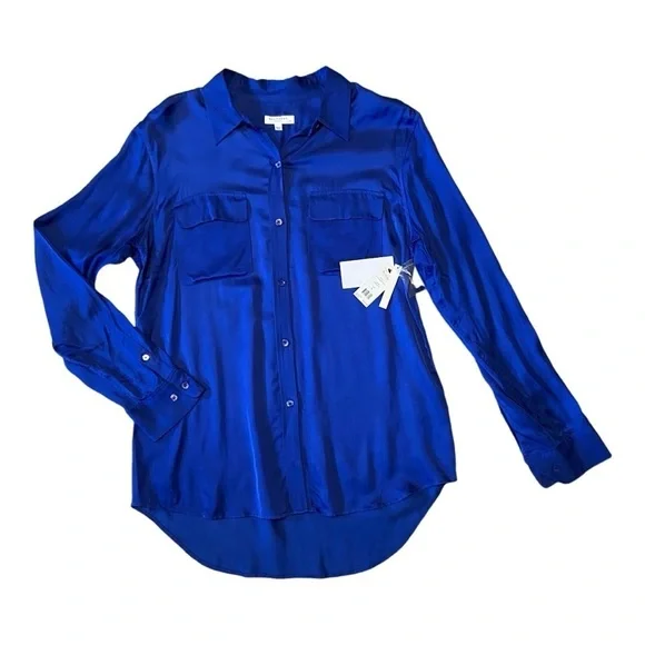 Equipment satin long sleeve shirt - Picture 4 of 8